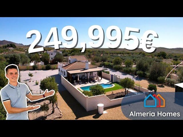 Spanish property in Almeria | 3 bed 3 bath villa for sale in Oria | Villa Luna - AH13838