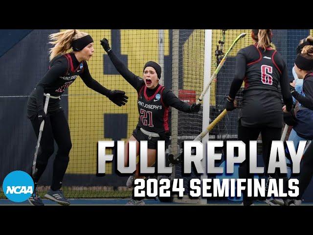 Saint Joseph's vs. North Carolina: 2024 NCAA field hockey semifinals | FULL REPLAY