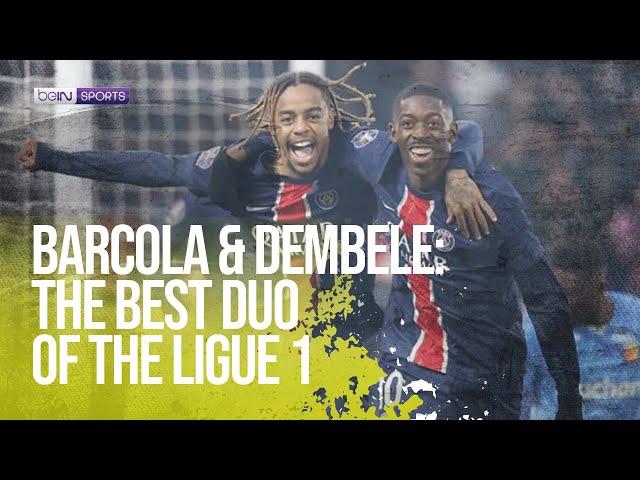 Ousmane Dembele  Bradley Barcola ‍ Ligue 1’s top scoring duo is back at it 