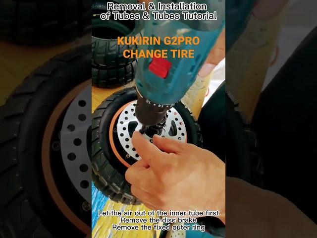 KUKIRIN Kugoo - G2 Pro Change Tire & Inner Tube