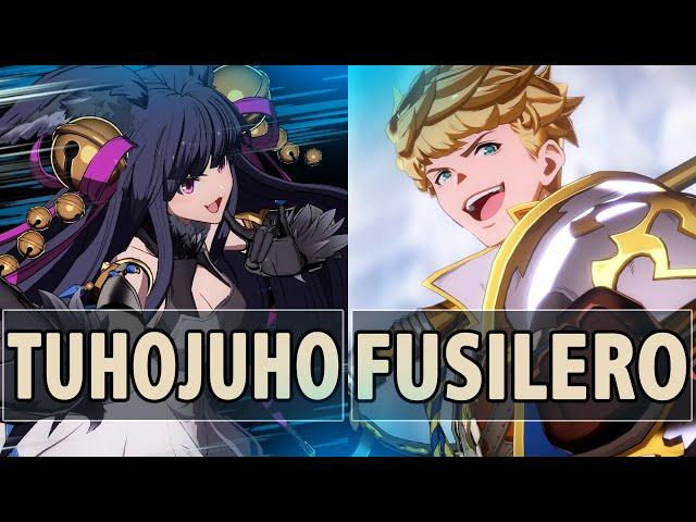 GBVSR:Tuhojuho (Yuel) Vs Fusilero (Vane)| High Level Gameplay.