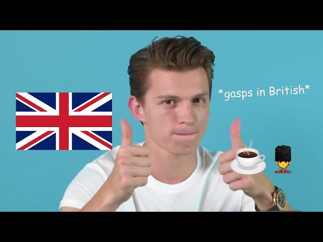 Tom Holland being *VERY* British for 5 minutes and 35 seconds