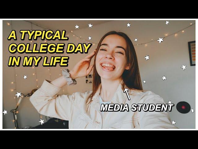 a TYPICAL day in my life at college! (media student)