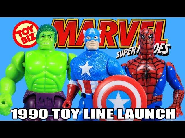 Toy Biz Marvel Superheroes 1990 Toy Line Launch Retrospective | Toysplosion