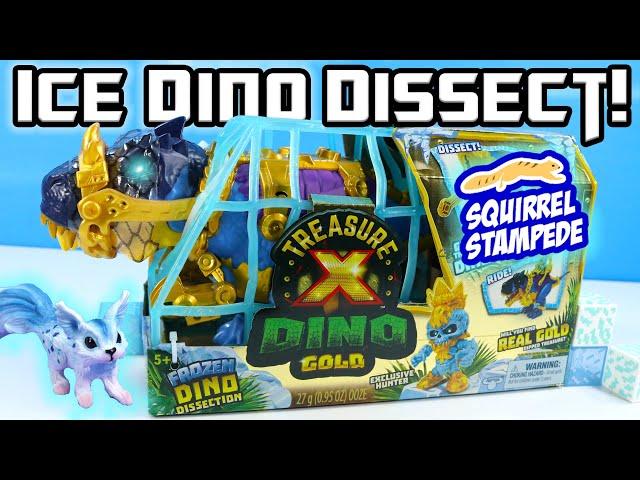 Treasure X Dino Gold Frozen Blue ICE T Rex Dissection Arctic Review!