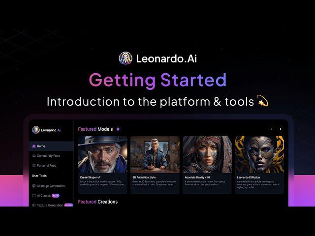 Getting started with Leonardo.Ai - Tools, Tips, and More!
