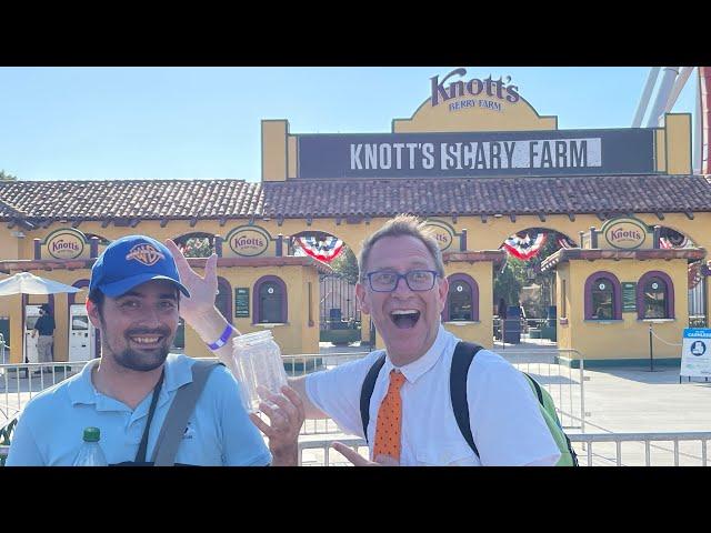 I Took A Disneyland Paris Cast Member To Knott's For His FIRST TIME You Won't Believe What He Loved