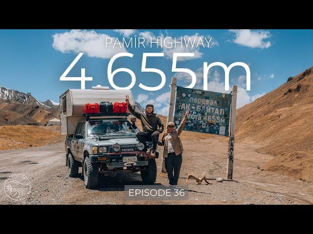 4.655m NEUER REKORD! Abenteuer Roadtrip PAMIR HIGHWAY #overlanding #silkroad #offroadcamper