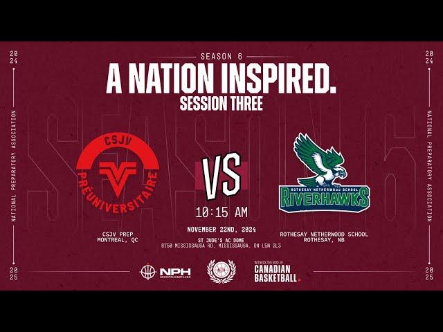 CSJV  vs Rothesay Netherwood school | NPA - Session 3 - Season 6