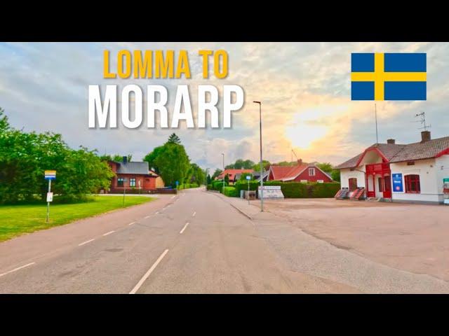 Driving in Sweden  from Lomma to Mörarp in June 2024