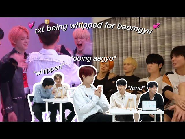 txt being whipped for beomgyu