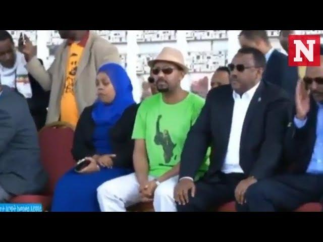 Ethiopian PM rushed off stage after explosion at rally