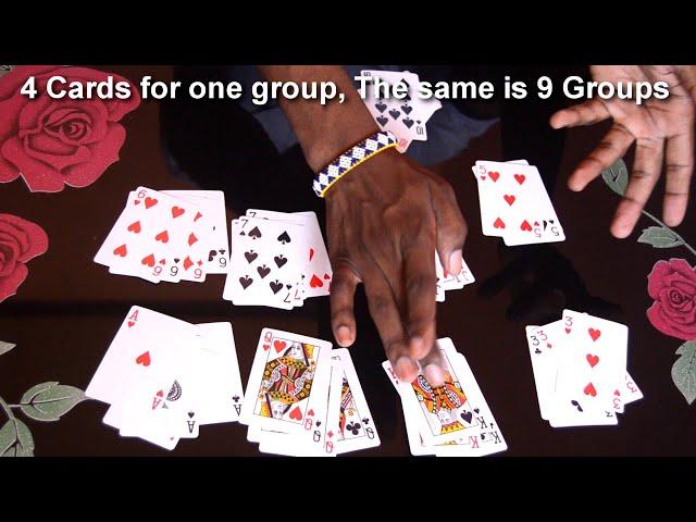 Huu mchezo wa karata ujanja umetumika wapi mpaka karata zikaleta haya matokeo, Playing cards wonders