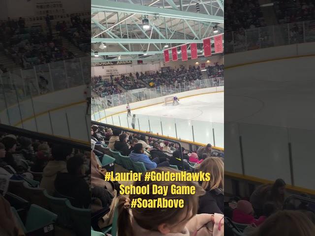School Day Game - #Laurier #GoldenHawks - #USports - #OUA - #SoarAbove