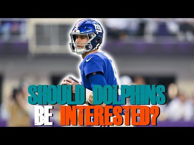 Should The Miami Dolphins Be Interested In Daniel Jones? | Injury Update!