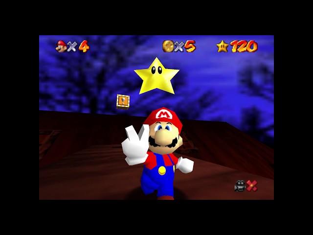 Big Boo's Balcony (No Wall Jumps) - Super Mario 64