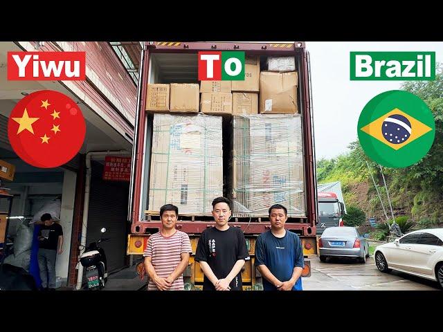 Yiwu Sourcing Agent: Export 40HQ Products From Yiwu To Brazil