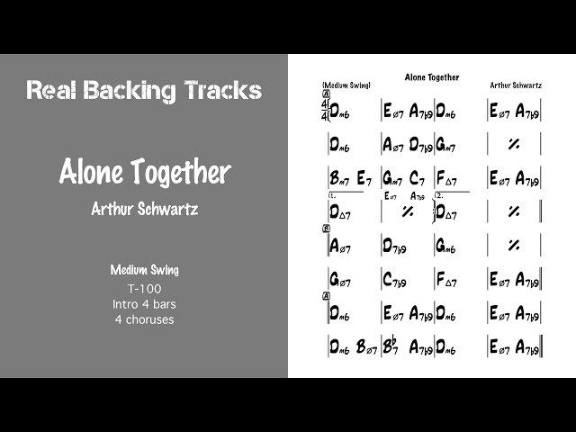 Alone Together - Real Jazz Backing Track - Play Along