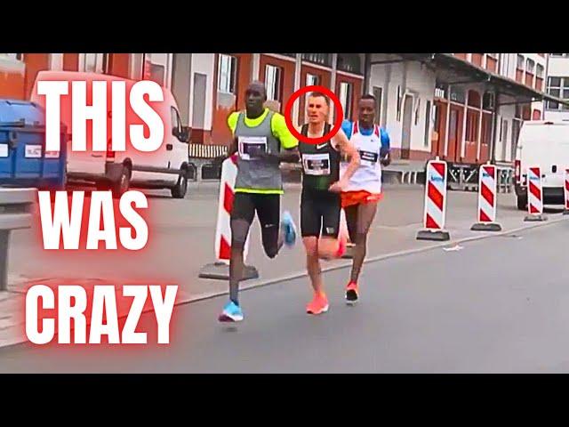 Norways Champion DROPS Kenyan Runners In Half Marathon Race