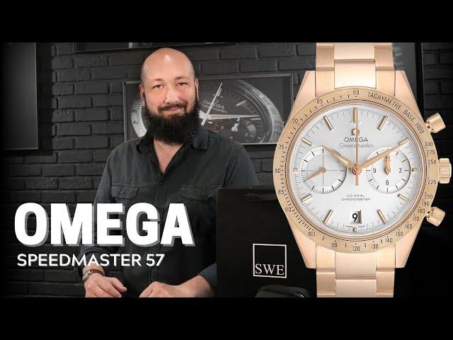 Omega Speedmaster 57 Co-Axial Rose Gold Watch Review | SwissWatchExpo