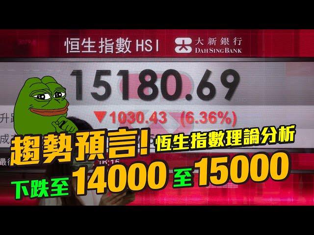 【大師兄投資分享】恆生指數理論分析 - 下跌至14000至15000點的【趨勢預言】