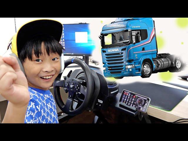 Truck Game Play with Car Toy Assembly Activity Pretend Play