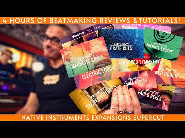 4 Hours of Hip-hop & Lo-fi beatmaking expansion reviews and tutorials! Cyber sale on now.