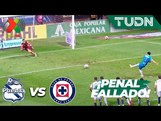 ¡LA FALLÓ! Increíble el error de Jorge Sánchez | Puebla vs Cruz Azul | Liga Mx -AP2024 - J12 | TUDN