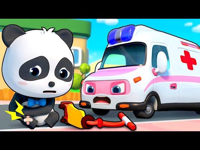 รถพยาบาลมาแล้ว | พร้อมช่วยเหลือทุกคน | เพลงเด็กและการ์ตูน | เบบี้บัส | Kids Song | BabyBus