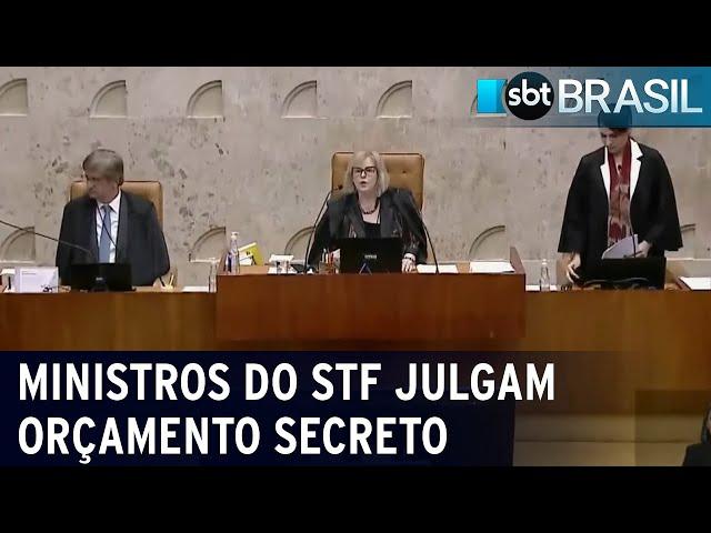 Ministros do Supremo Tribunal Federal julgam orçamento secreto | SBT Brasil (15/12/22)