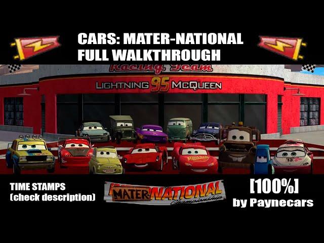 Cars: Mater National - FULL WALKTHROUGH [100%] - [XBOX 360] - EXPERT DIFFICULTY