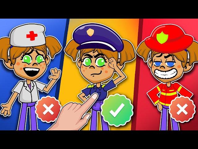 PoliceGirl Firegirl Doctor & MORE Kids Song |Tiny Pals Animation