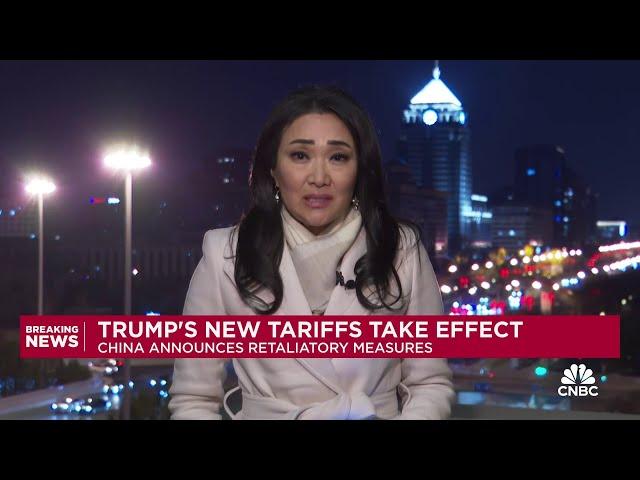 China announces retaliatory tariffs on the U.S.