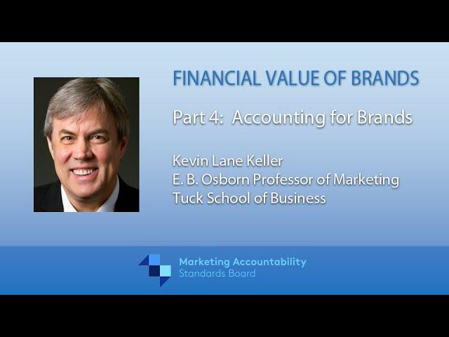 Financial Value of Brands 04: Accounting for Brands