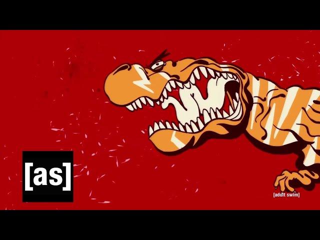 Genndy Tartakovky's Primal x KingBoss | AS IDs | adult swim