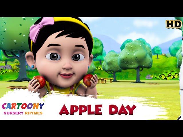 An Apple A Day | 2D Animation Nursery Rhymes For Children