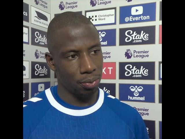 Here he is... Everton's hero today, Abdoulaye Doucouré 