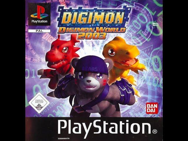 Digimon World 2003 Achamos o Gabumon, e ainda upam