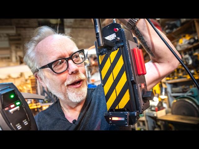 Adam Savage Unboxes Hasbro's Ghostbusters Ghost Trap and P.K.E. Meter!