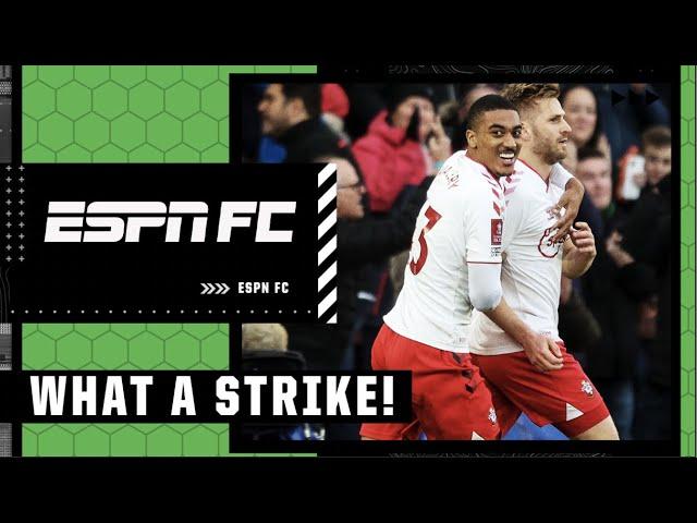 Stuart Armstrong with an ABSOLUTE ROCKET for Southampton  | FA Cup Highlights | ESPN FC