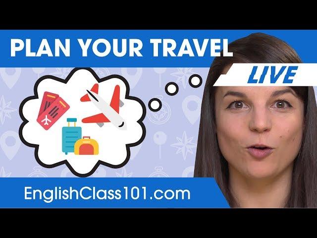 How to Make Travel Plans  - Basic English Phrases