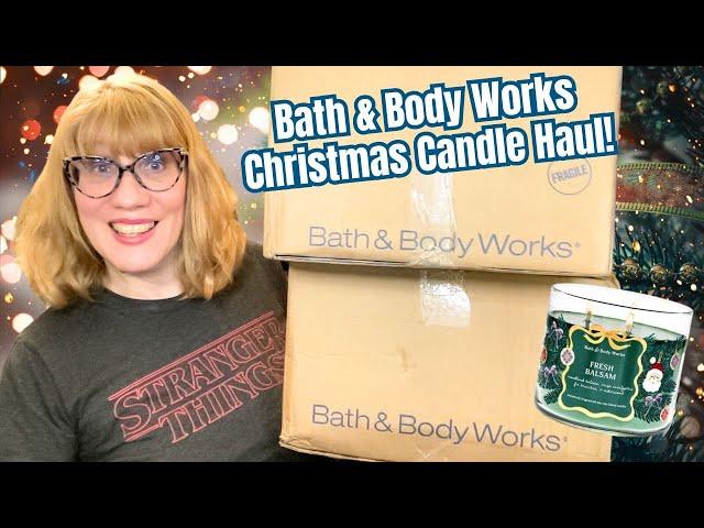 Bath & Body Works Christmas Candle Haul!