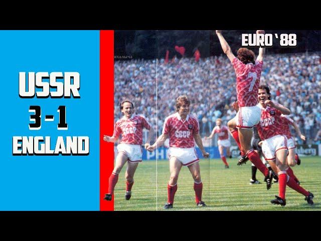 England vs Udssr 1- 3 Euro 88 HD