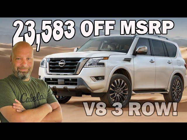 2024 Nissan Armada DEALS - 3 Row V8 - Tahoe And Sequoia Killer! Almost Same Price as Frontier!