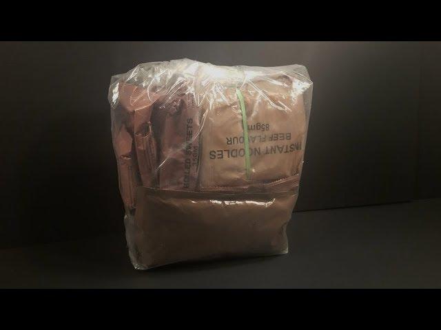 2011 New Zealand 24 Hour Operational Ration Pack MRE Review Meal Ready to Eat Taste Test