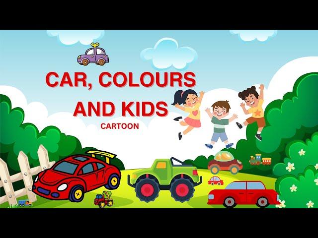 Colour Cars for Toddlers | Learning Colours With Cars | English Learning Fun Activity |