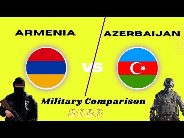 Armenia vs Azerbaijan Military Power Comparison 2023 | Azerbaijan vs Armenia Military Power 2023