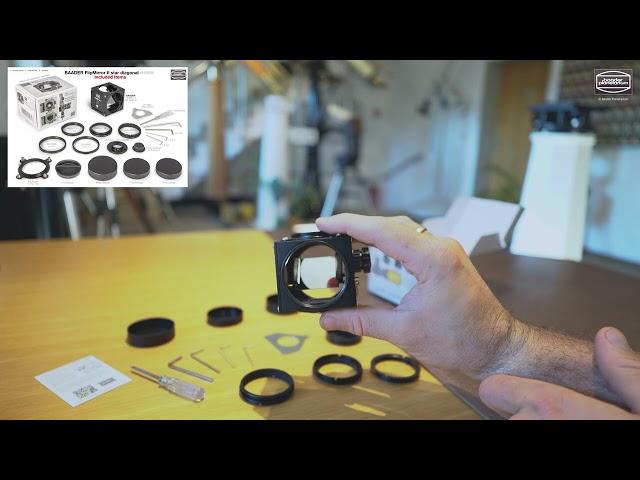 Baader FlipMirror II Diagonal: Unboxing and Disassembling