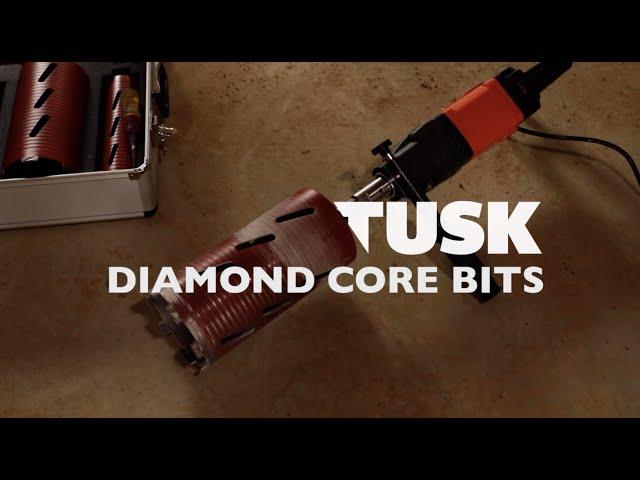 Amazing Dry Core Drilling with TUSK