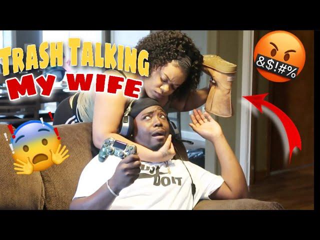 TRASH TALKING My Wife To See Her Reaction |Kyerra & Quint Tv